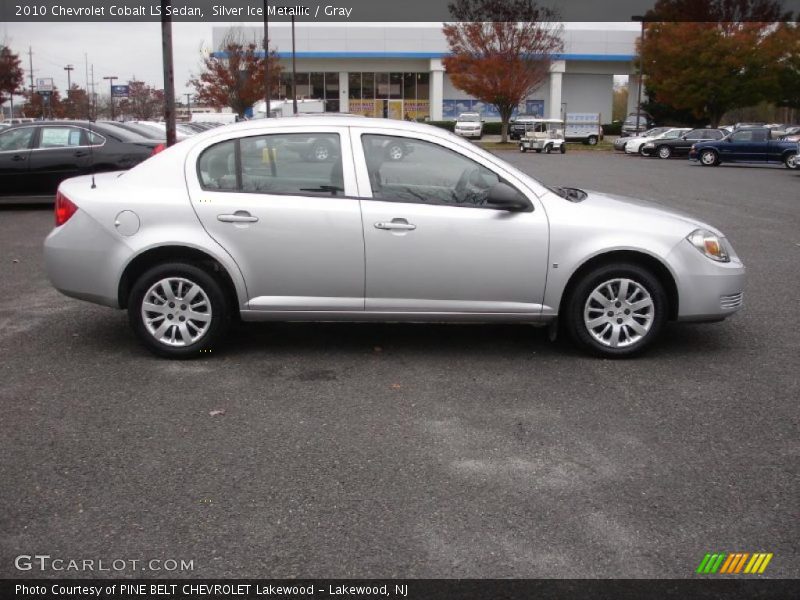 Silver Ice Metallic / Gray 2010 Chevrolet Cobalt LS Sedan