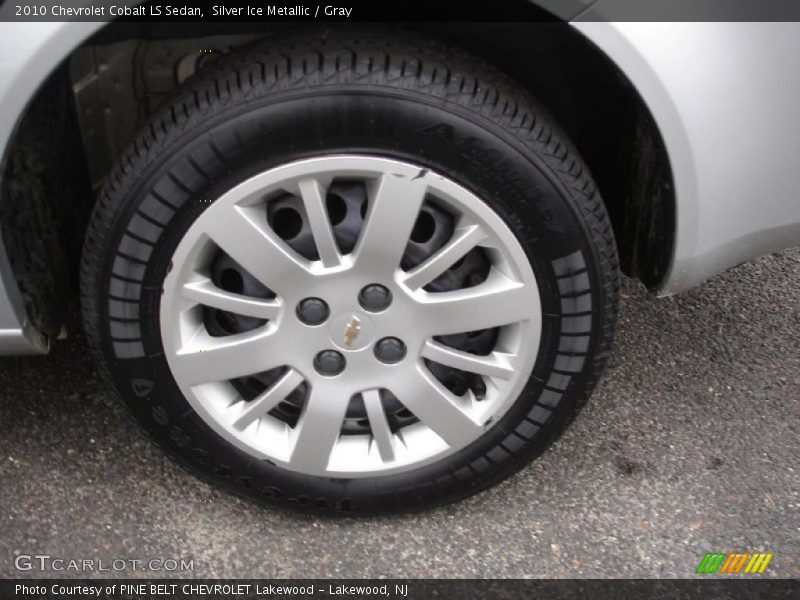 Silver Ice Metallic / Gray 2010 Chevrolet Cobalt LS Sedan