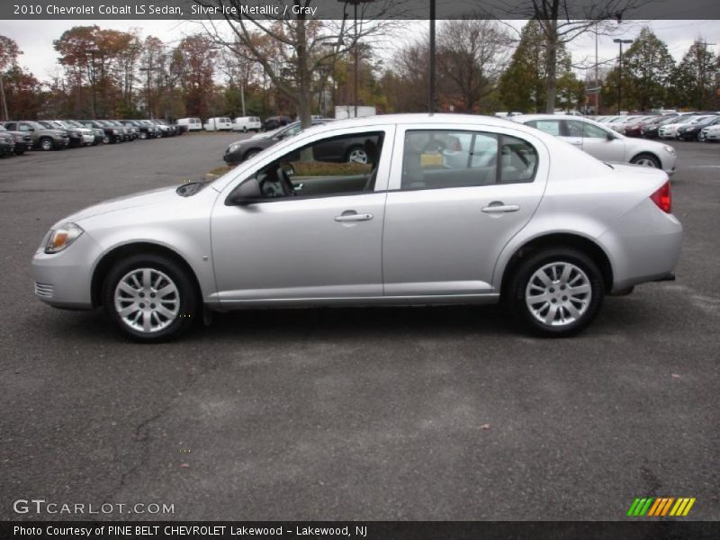 Silver Ice Metallic / Gray 2010 Chevrolet Cobalt LS Sedan