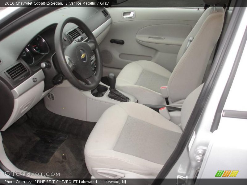 Silver Ice Metallic / Gray 2010 Chevrolet Cobalt LS Sedan