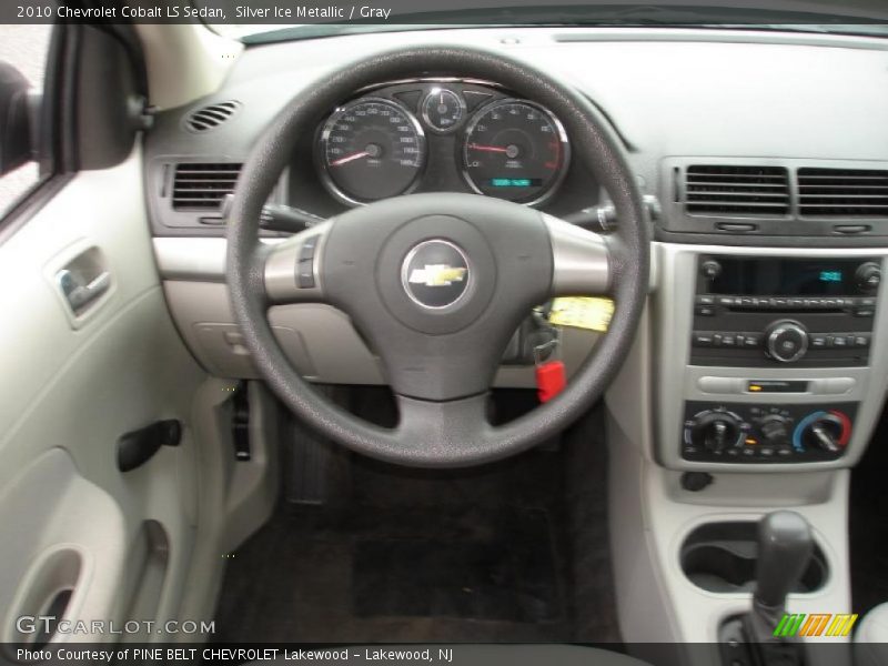 Silver Ice Metallic / Gray 2010 Chevrolet Cobalt LS Sedan