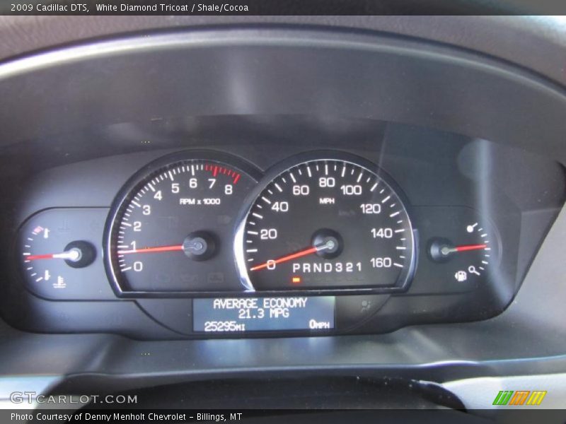 White Diamond Tricoat / Shale/Cocoa 2009 Cadillac DTS