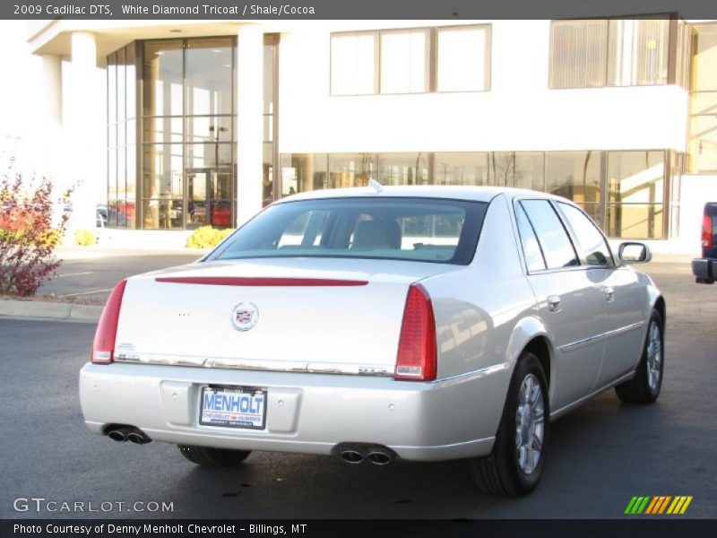White Diamond Tricoat / Shale/Cocoa 2009 Cadillac DTS