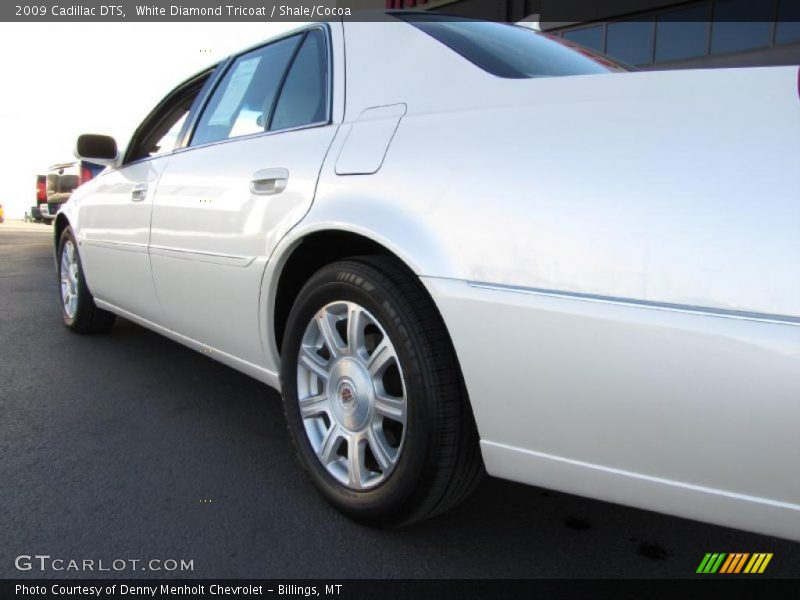 White Diamond Tricoat / Shale/Cocoa 2009 Cadillac DTS