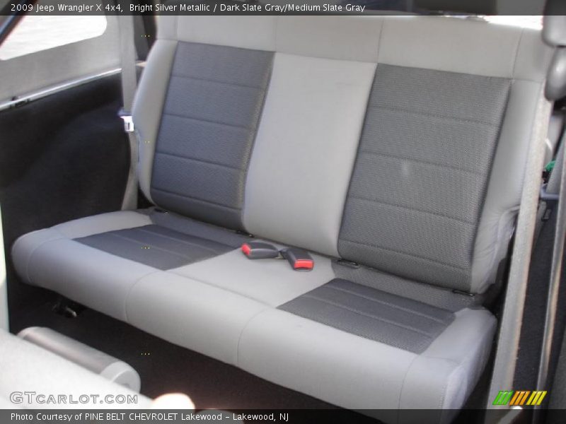 Bright Silver Metallic / Dark Slate Gray/Medium Slate Gray 2009 Jeep Wrangler X 4x4