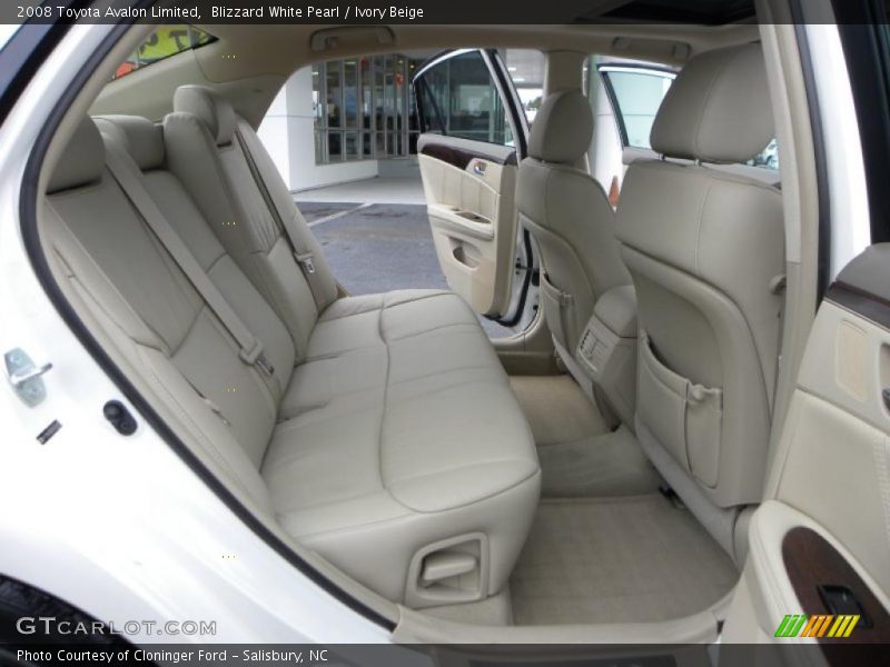 Blizzard White Pearl / Ivory Beige 2008 Toyota Avalon Limited