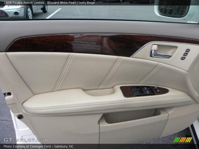 Blizzard White Pearl / Ivory Beige 2008 Toyota Avalon Limited