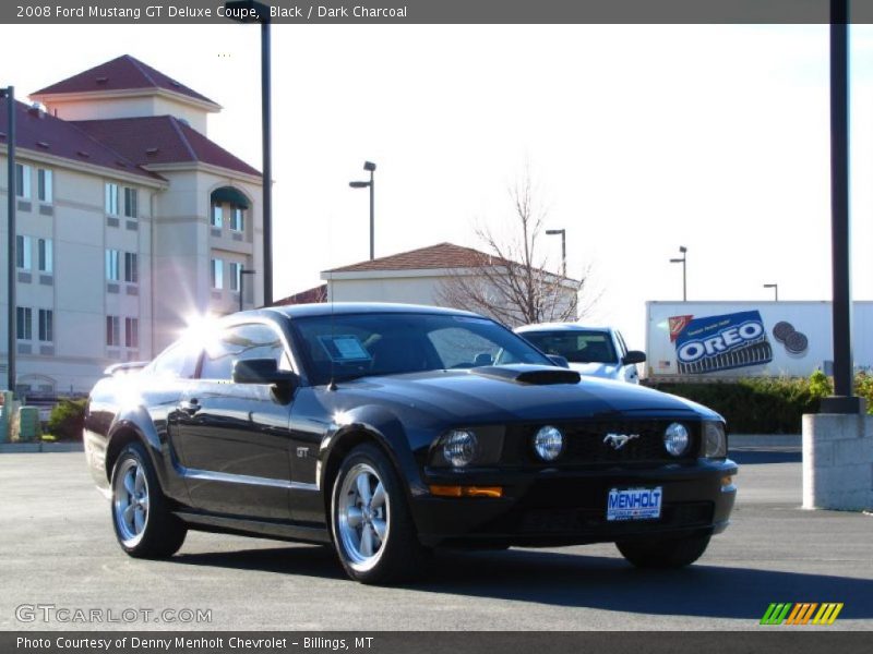 Black / Dark Charcoal 2008 Ford Mustang GT Deluxe Coupe