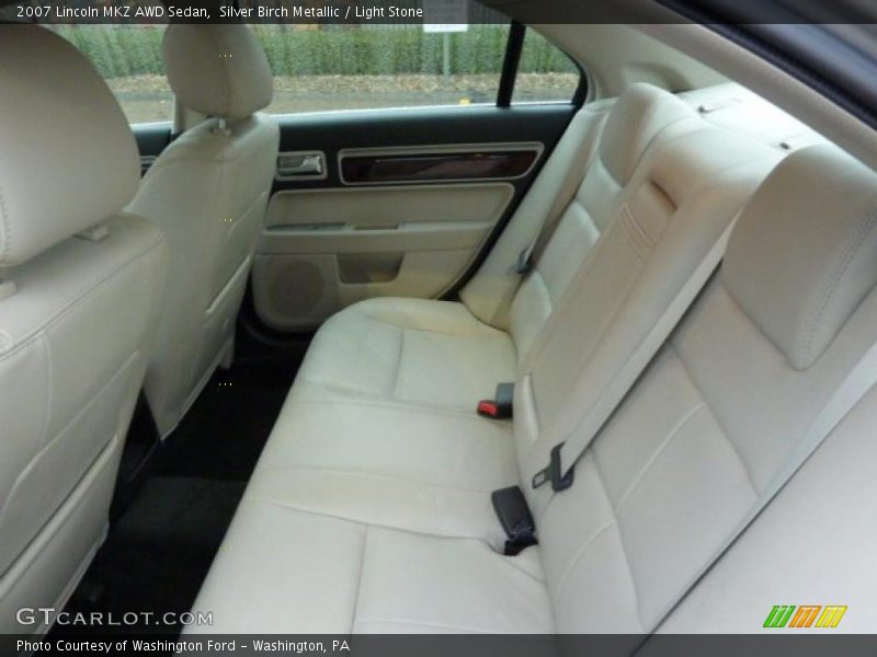 Silver Birch Metallic / Light Stone 2007 Lincoln MKZ AWD Sedan