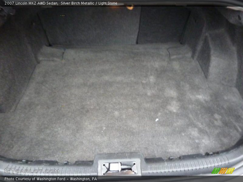 Silver Birch Metallic / Light Stone 2007 Lincoln MKZ AWD Sedan