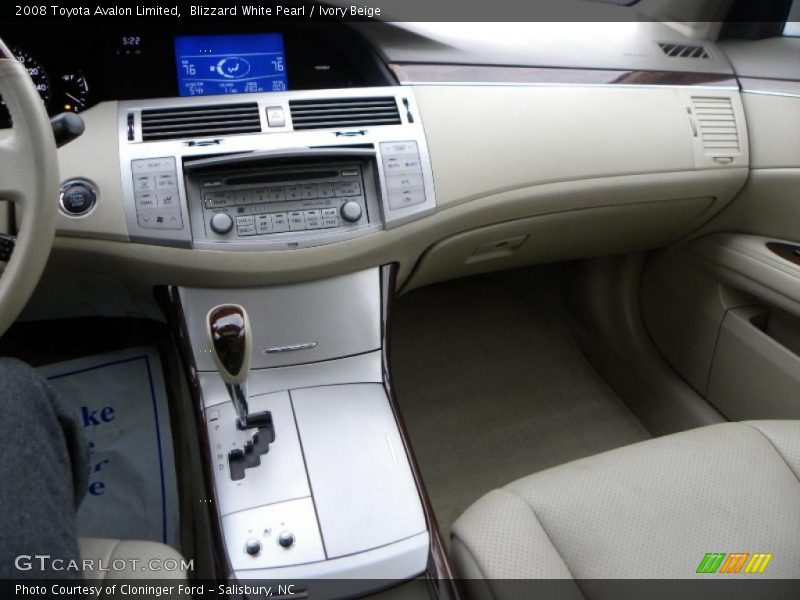 Blizzard White Pearl / Ivory Beige 2008 Toyota Avalon Limited