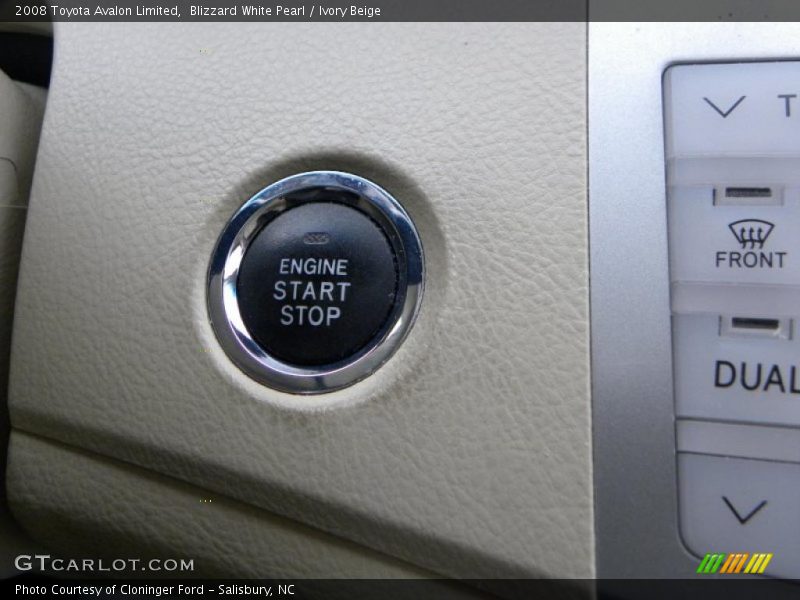 Blizzard White Pearl / Ivory Beige 2008 Toyota Avalon Limited