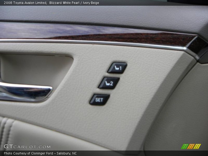 Blizzard White Pearl / Ivory Beige 2008 Toyota Avalon Limited