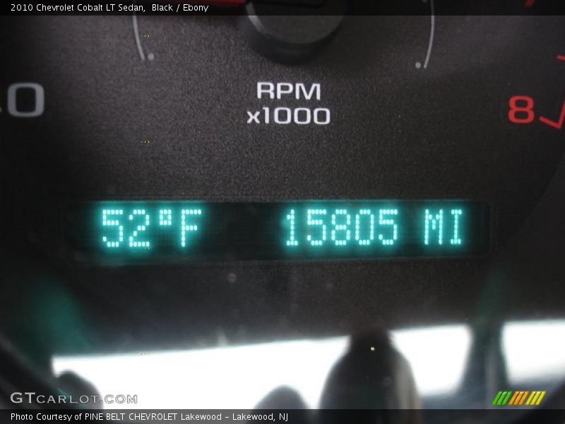 Black / Ebony 2010 Chevrolet Cobalt LT Sedan