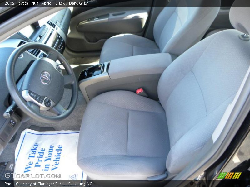  2009 Prius Hybrid Dark Gray Interior