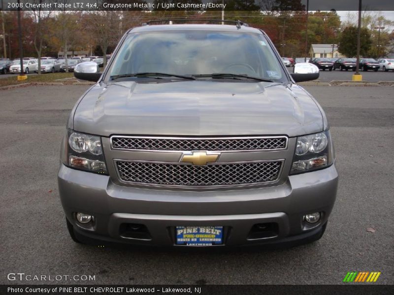 Graystone Metallic / Light Cashmere/Ebony 2008 Chevrolet Tahoe LTZ 4x4