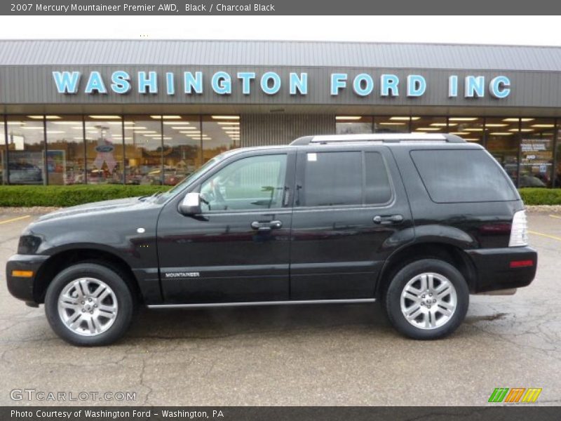 Black / Charcoal Black 2007 Mercury Mountaineer Premier AWD