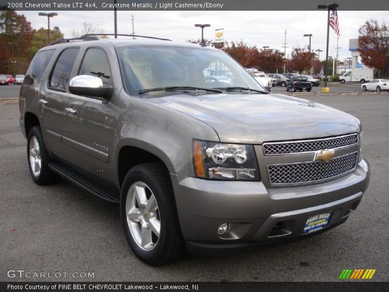 Graystone Metallic / Light Cashmere/Ebony 2008 Chevrolet Tahoe LTZ 4x4