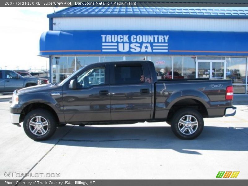 Dark Stone Metallic / Medium Flint 2007 Ford F150 XLT SuperCrew 4x4