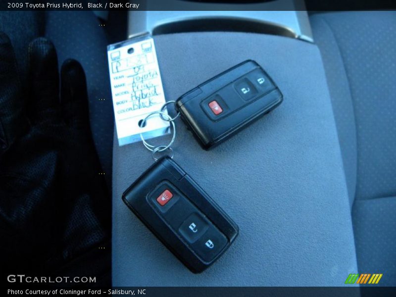 Black / Dark Gray 2009 Toyota Prius Hybrid
