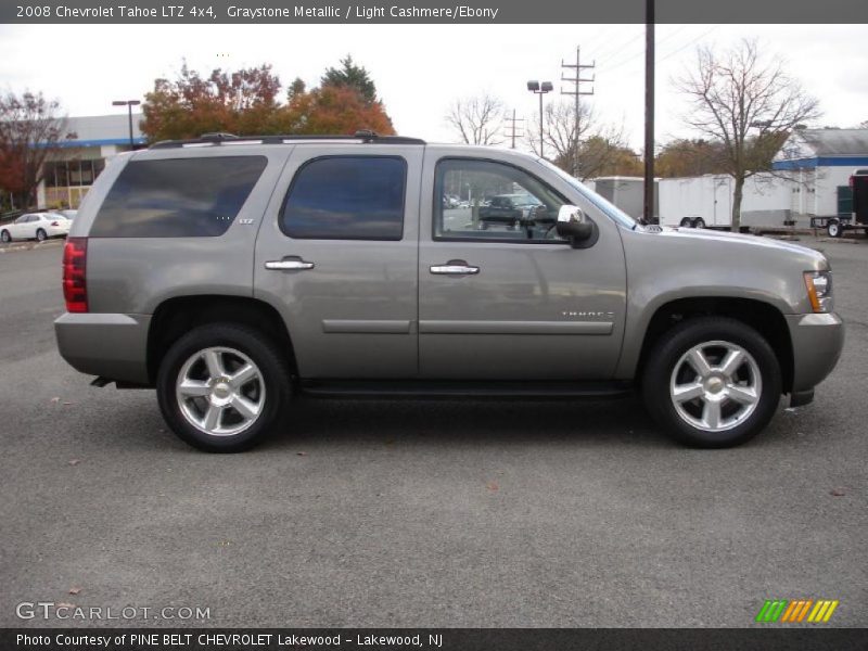 Graystone Metallic / Light Cashmere/Ebony 2008 Chevrolet Tahoe LTZ 4x4