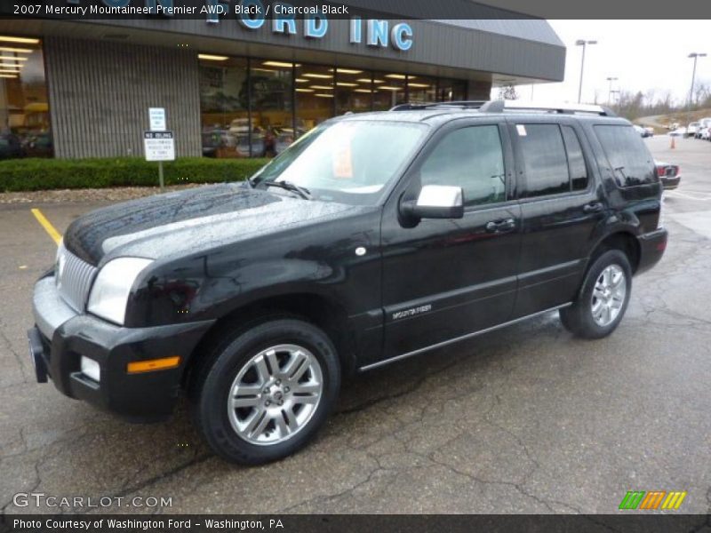 Black / Charcoal Black 2007 Mercury Mountaineer Premier AWD