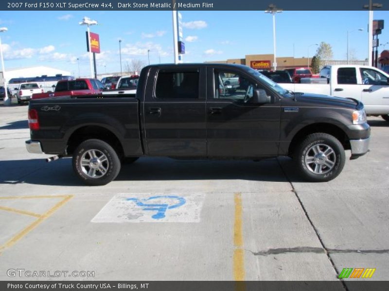 Dark Stone Metallic / Medium Flint 2007 Ford F150 XLT SuperCrew 4x4