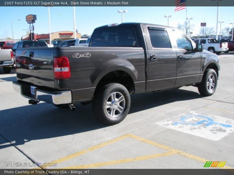 Dark Stone Metallic / Medium Flint 2007 Ford F150 XLT SuperCrew 4x4