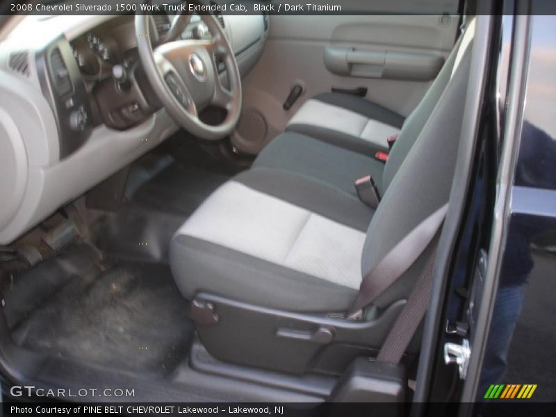 Black / Dark Titanium 2008 Chevrolet Silverado 1500 Work Truck Extended Cab