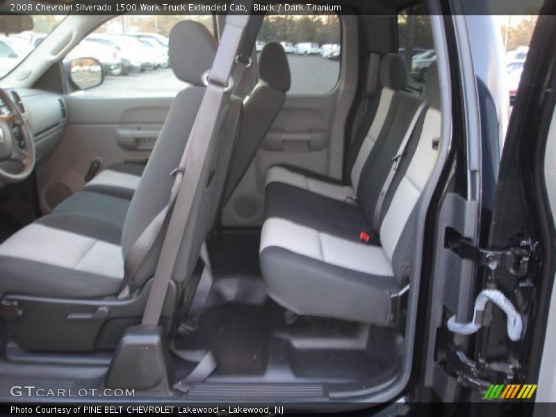 Black / Dark Titanium 2008 Chevrolet Silverado 1500 Work Truck Extended Cab