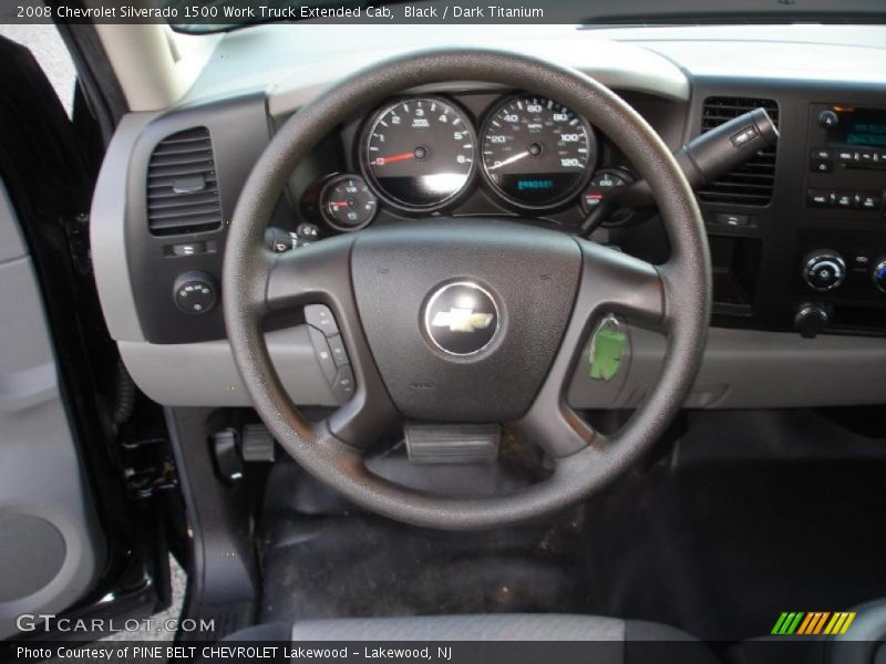  2008 Silverado 1500 Work Truck Extended Cab Steering Wheel