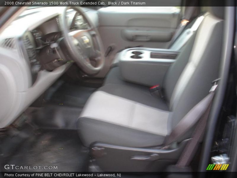 Black / Dark Titanium 2008 Chevrolet Silverado 1500 Work Truck Extended Cab