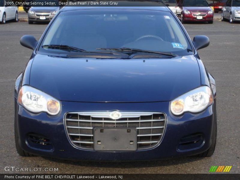 Deep Blue Pearl / Dark Slate Gray 2005 Chrysler Sebring Sedan