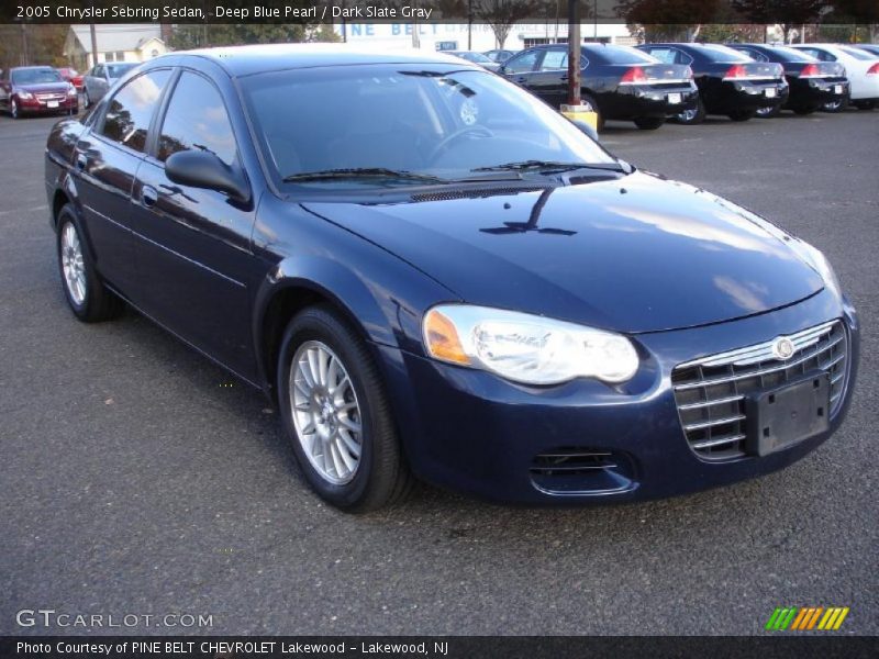 Deep Blue Pearl / Dark Slate Gray 2005 Chrysler Sebring Sedan