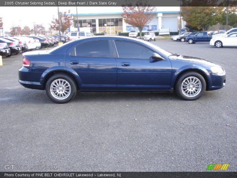 Deep Blue Pearl / Dark Slate Gray 2005 Chrysler Sebring Sedan