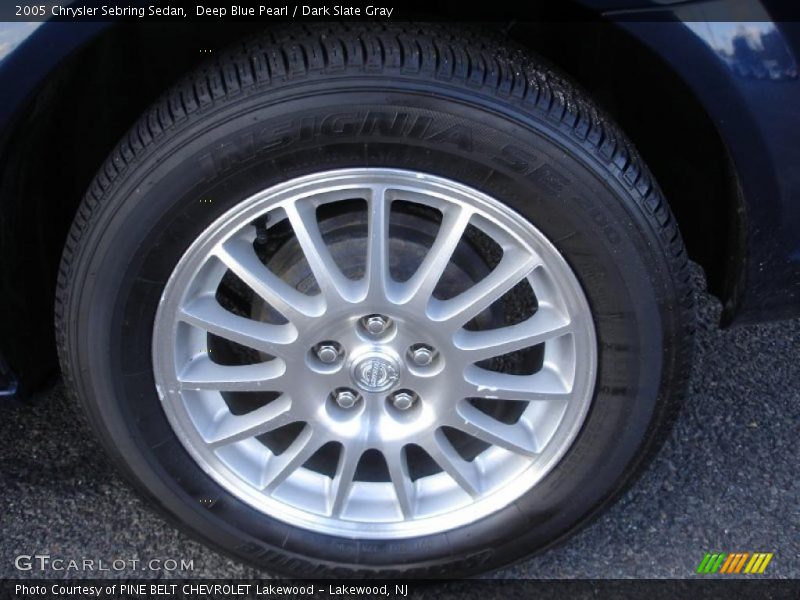 Deep Blue Pearl / Dark Slate Gray 2005 Chrysler Sebring Sedan