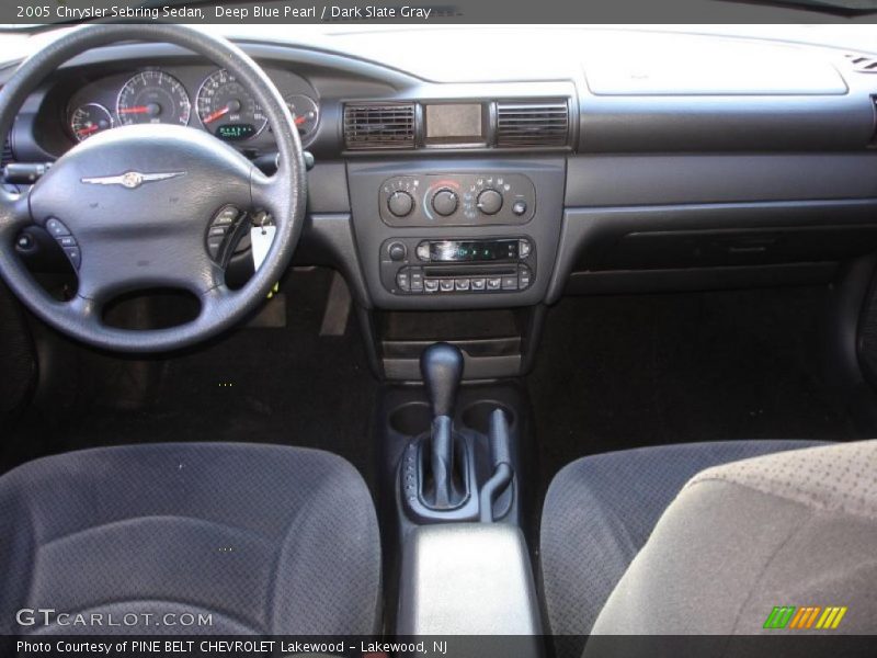 Deep Blue Pearl / Dark Slate Gray 2005 Chrysler Sebring Sedan