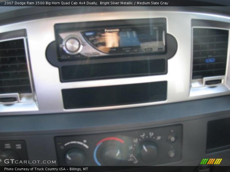 Bright Silver Metallic / Medium Slate Gray 2007 Dodge Ram 3500 Big Horn Quad Cab 4x4 Dually