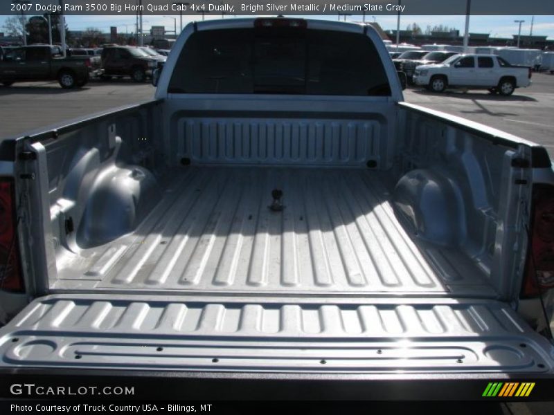 Bright Silver Metallic / Medium Slate Gray 2007 Dodge Ram 3500 Big Horn Quad Cab 4x4 Dually