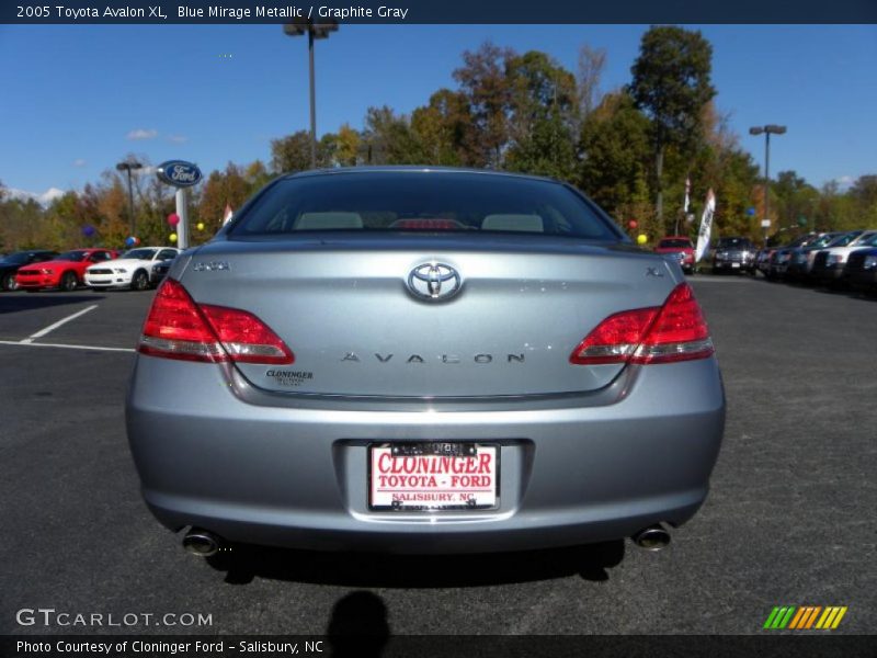 Blue Mirage Metallic / Graphite Gray 2005 Toyota Avalon XL