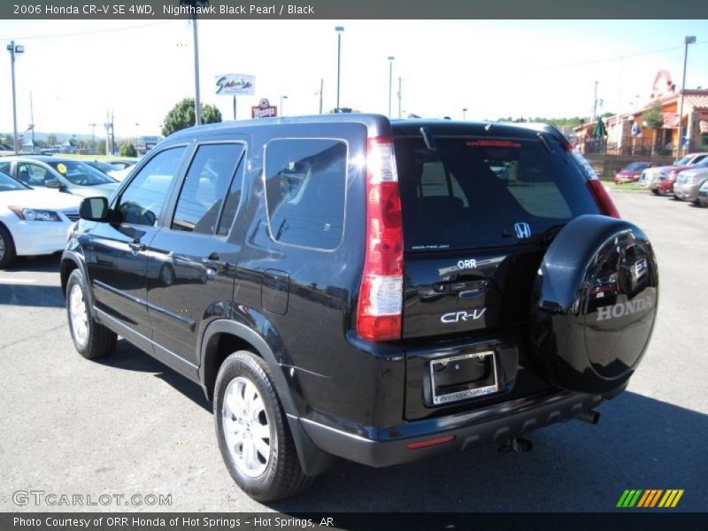 Nighthawk Black Pearl / Black 2006 Honda CR-V SE 4WD