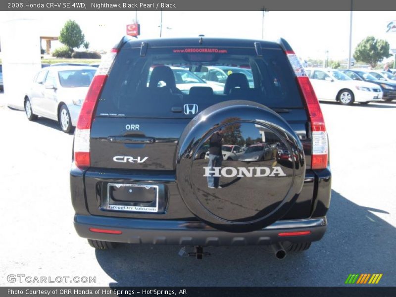 Nighthawk Black Pearl / Black 2006 Honda CR-V SE 4WD