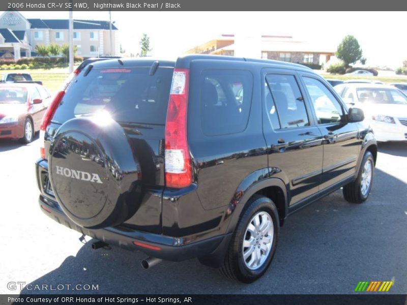 Nighthawk Black Pearl / Black 2006 Honda CR-V SE 4WD