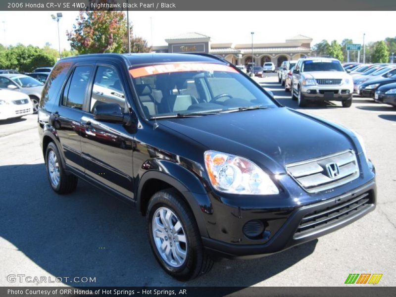 Nighthawk Black Pearl / Black 2006 Honda CR-V SE 4WD
