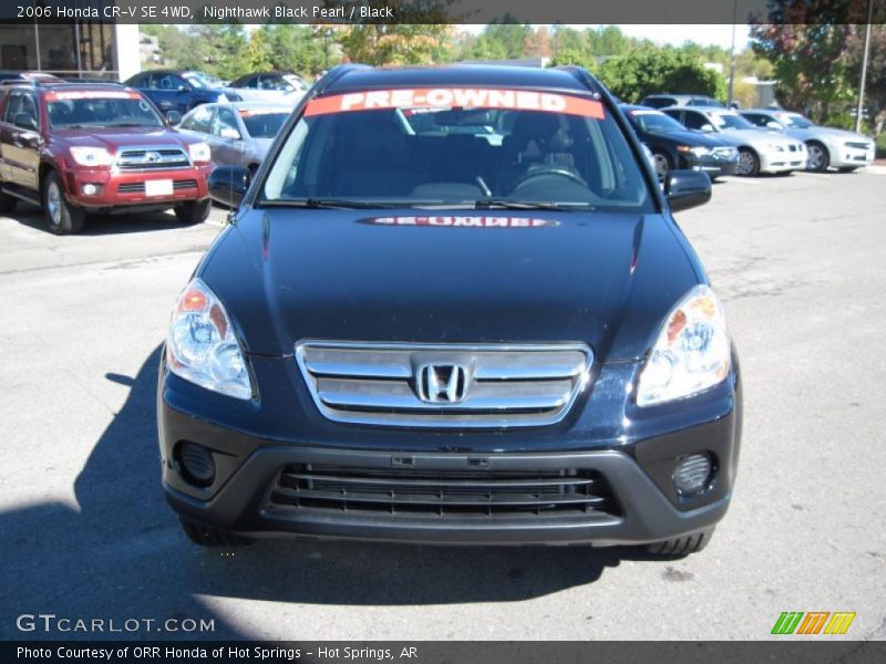 Nighthawk Black Pearl / Black 2006 Honda CR-V SE 4WD
