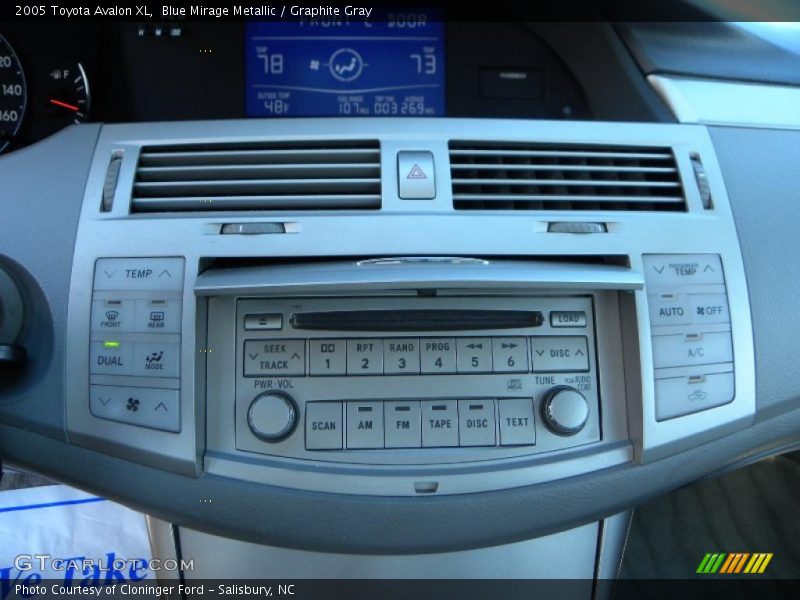 Blue Mirage Metallic / Graphite Gray 2005 Toyota Avalon XL