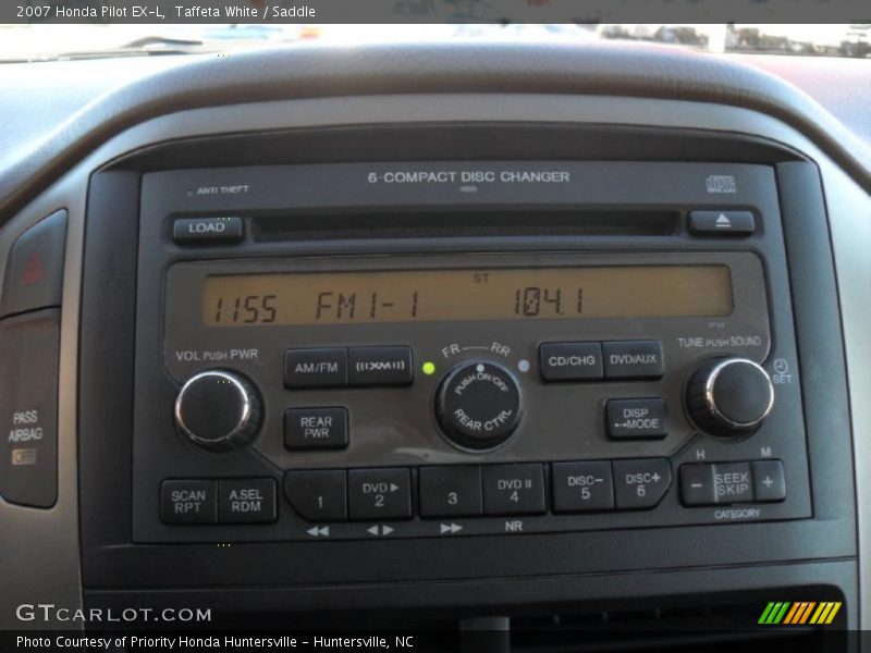 Controls of 2007 Pilot EX-L