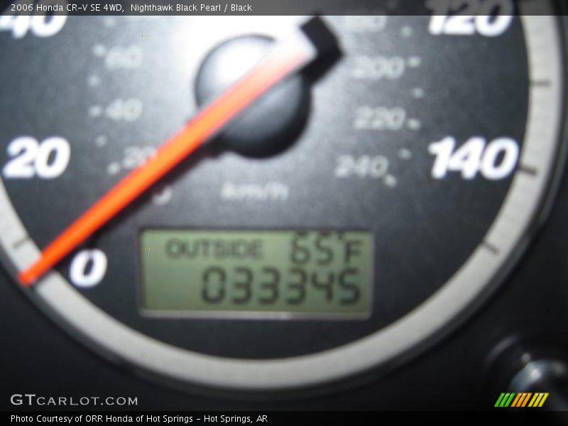 Nighthawk Black Pearl / Black 2006 Honda CR-V SE 4WD
