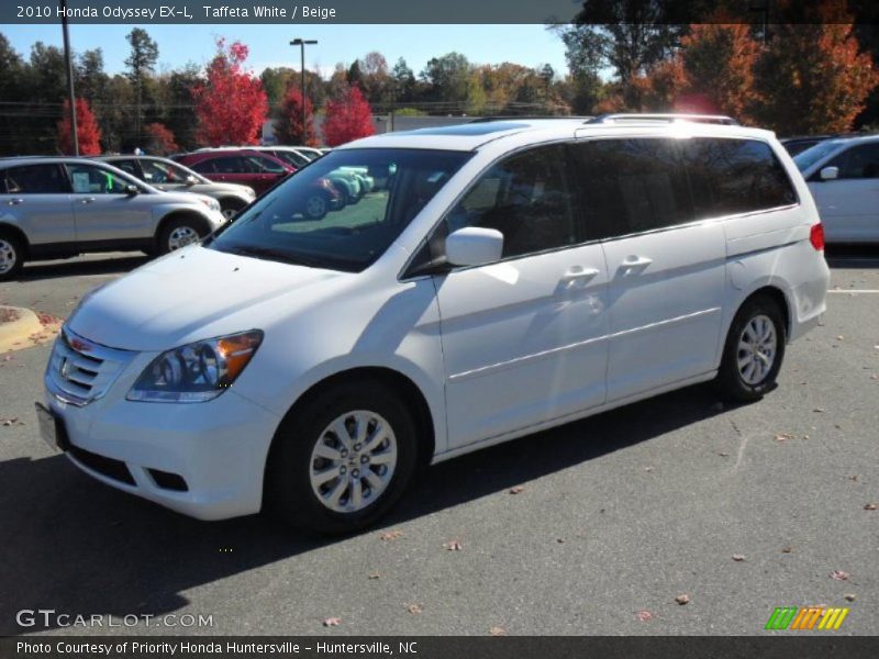 Taffeta White / Beige 2010 Honda Odyssey EX-L
