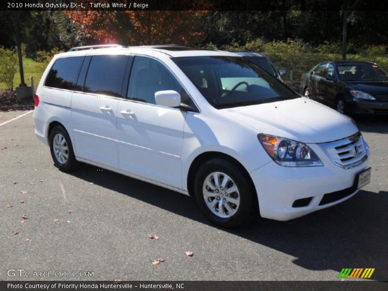 Taffeta White / Beige 2010 Honda Odyssey EX-L